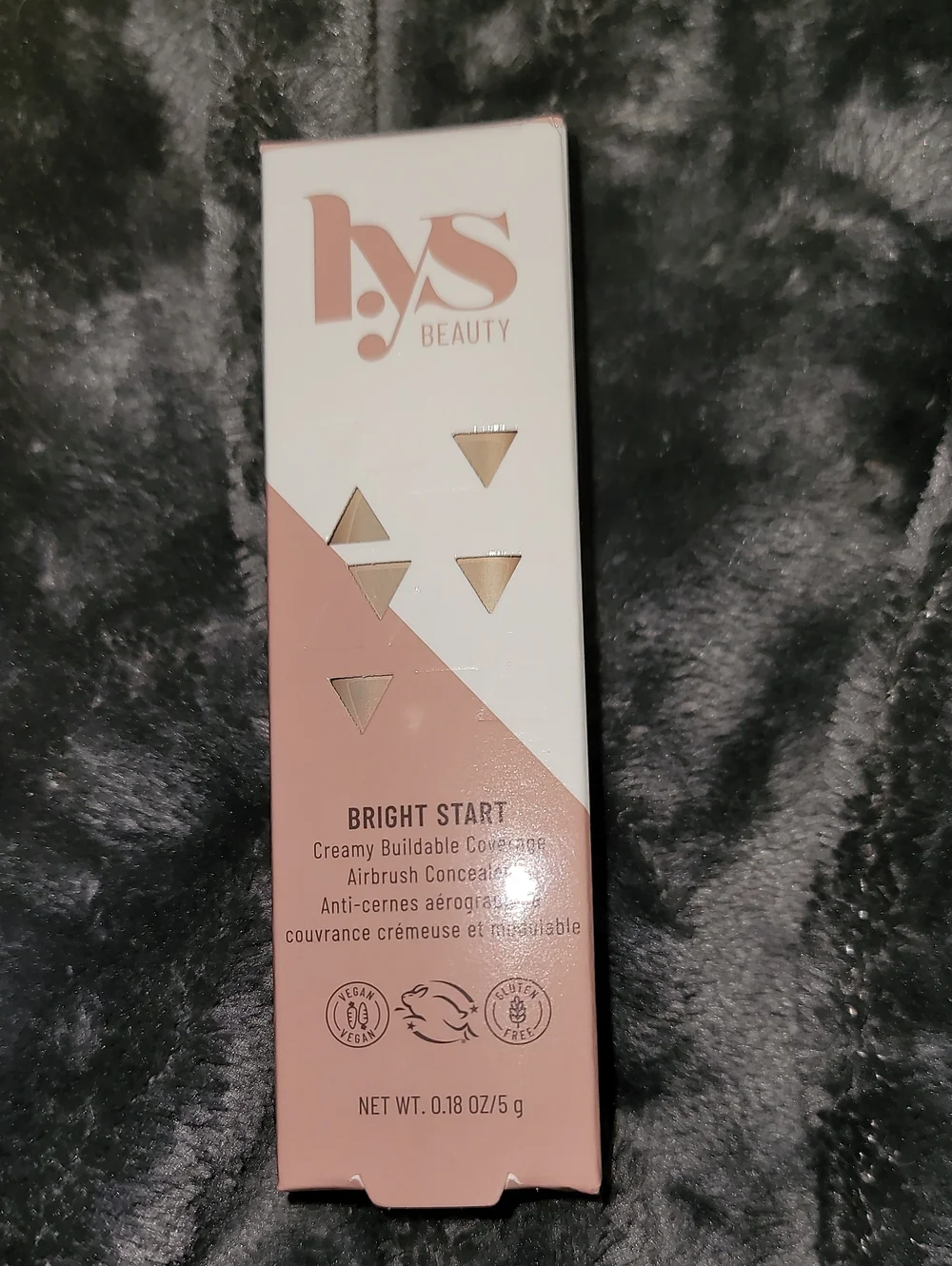 New LYS BEAUTY Bright Start Creamy Airbrush Concealer LN3 Bone Blush